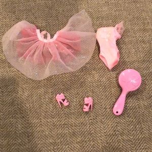 Barbie doll ballerina set